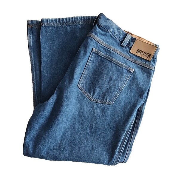 Duluth Trading Co. Jeans Men's 42 X 30 Medium Wash 85058 Heavy Duty Denim - Picture 11 of 16